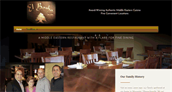 Desktop Screenshot of elbasharestaurant.com