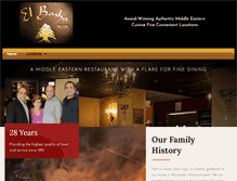 Tablet Screenshot of elbasharestaurant.com